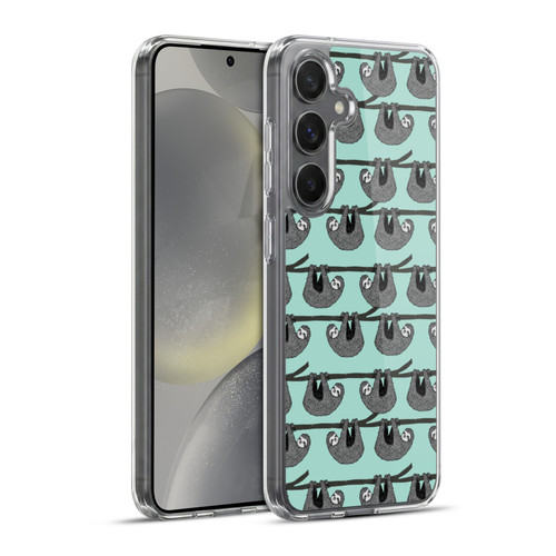 Andrea Lauren Design Animals Sloth Soft Gel Case for Samsung Galaxy S24+ 5G & MagSafe