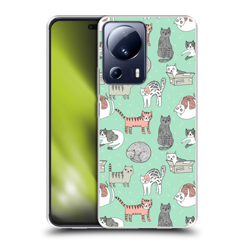 Andrea Lauren Design Animals Cats Soft Gel Case for Xiaomi 13 Lite 5G