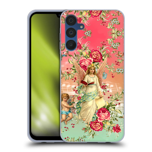 Mark Ashkenazi Florals Angels Soft Gel Case for Samsung Galaxy A15