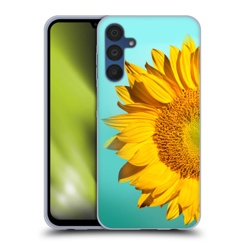 Mark Ashkenazi Florals Sunflowers Soft Gel Case for Samsung Galaxy A15