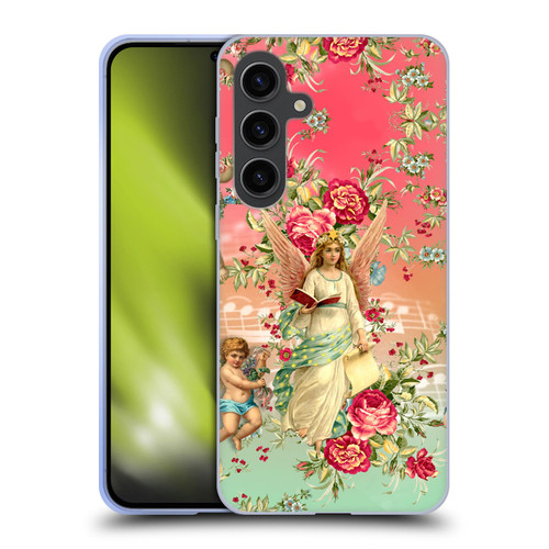 Mark Ashkenazi Florals Angels Soft Gel Case for Samsung Galaxy S24+ 5G
