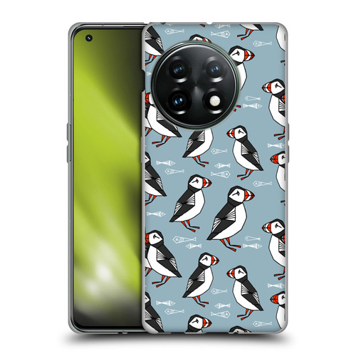 Andrea Lauren Design Birds Puffins Soft Gel Case for OnePlus 11 5G