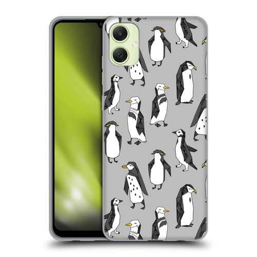 Andrea Lauren Design Birds Gray Penguins Soft Gel Case for Samsung Galaxy A05