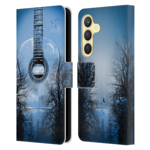 Mark Ashkenazi Music Mystic Night Leather Book Wallet Case Cover For Samsung Galaxy S24 5G