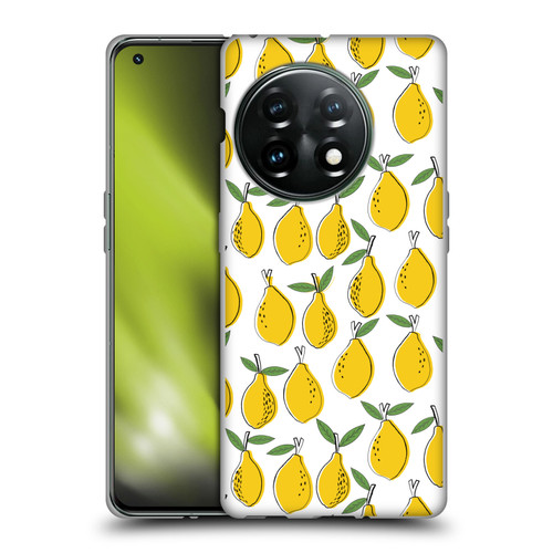 Andrea Lauren Design Food Pattern Lemons Soft Gel Case for OnePlus 11 5G
