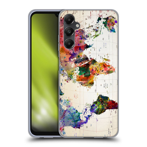 Mark Ashkenazi Pop Culture Map Of The World Soft Gel Case for Samsung Galaxy A05s