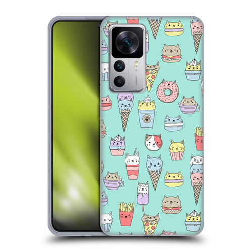 Andrea Lauren Design Food Pattern Catfood Soft Gel Case for Xiaomi 12T 5G / 12T Pro 5G / Redmi K50 Ultra 5G