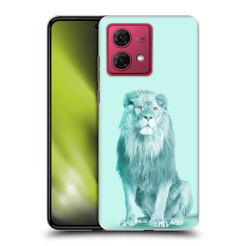 Mark Ashkenazi Pastel Potraits Lion Soft Gel Case for Motorola Moto G84 5G