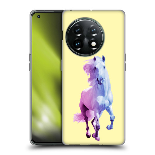 Mark Ashkenazi Pastel Potraits Yellow Horse Soft Gel Case for OnePlus 11 5G