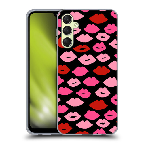 Andrea Lauren Design Lady Like Kisses Soft Gel Case for Samsung Galaxy A24 4G / Galaxy M34 5G