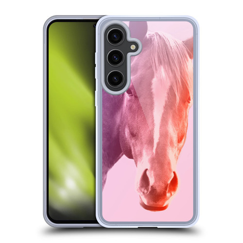 Mark Ashkenazi Pastel Potraits Horse Soft Gel Case for Samsung Galaxy S24+ 5G