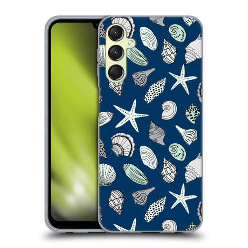 Andrea Lauren Design Sea Animals Shells Soft Gel Case for Samsung Galaxy A24 4G / M34 5G