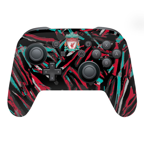 Liverpool Football Club Art Abstract Brush Vinyl Sticker Skin Decal Cover for Nintendo Switch Pro Controller