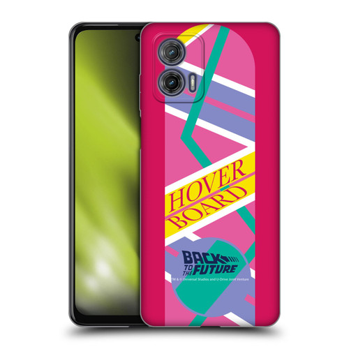 Back to the Future I Composed Art Hoverboard 2 Soft Gel Case for Motorola Moto G73 5G