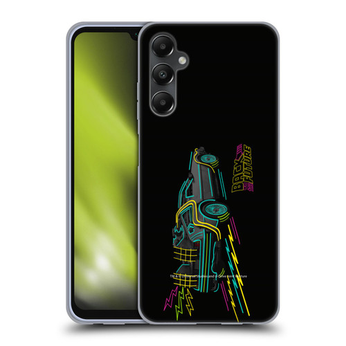 Back to the Future I Composed Art Neon Soft Gel Case for Samsung Galaxy A05s
