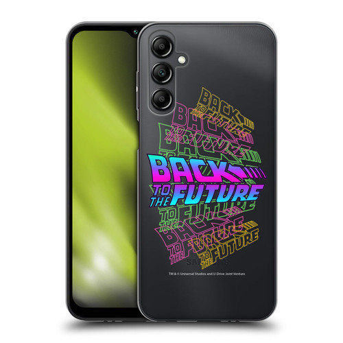 Back to the Future I Composed Art Logo Soft Gel Case for Samsung Galaxy M14 5G