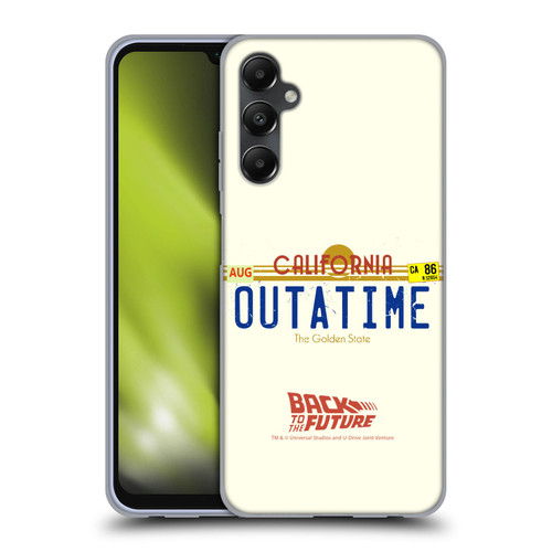 Back to the Future I Graphics Outatime Soft Gel Case for Samsung Galaxy A05s