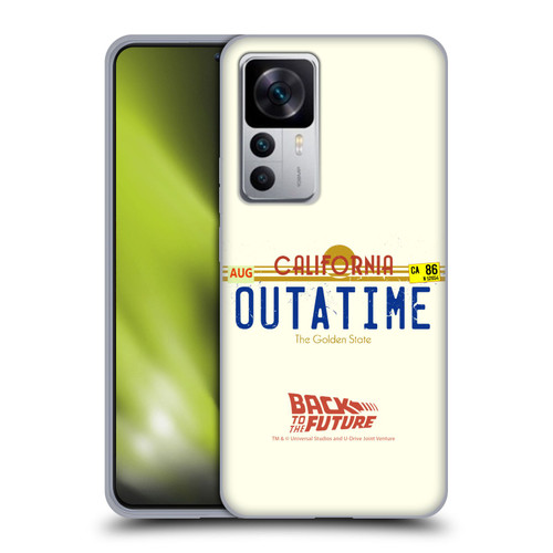 Back to the Future I Graphics Outatime Soft Gel Case for Xiaomi 12T 5G / 12T Pro 5G / Redmi K50 Ultra 5G