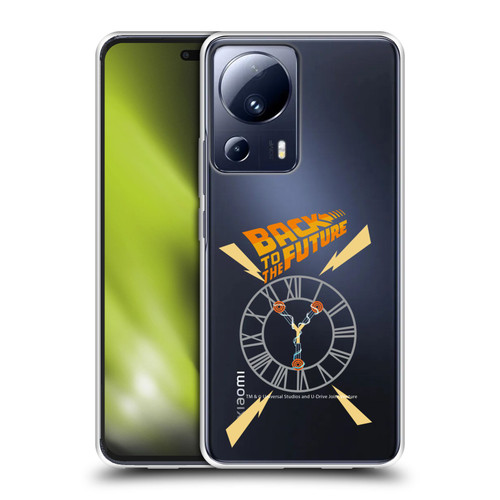 Back to the Future I Graphics Clock Tower Soft Gel Case for Xiaomi 13 Lite 5G