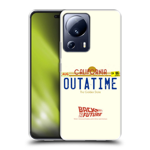 Back to the Future I Graphics Outatime Soft Gel Case for Xiaomi 13 Lite 5G