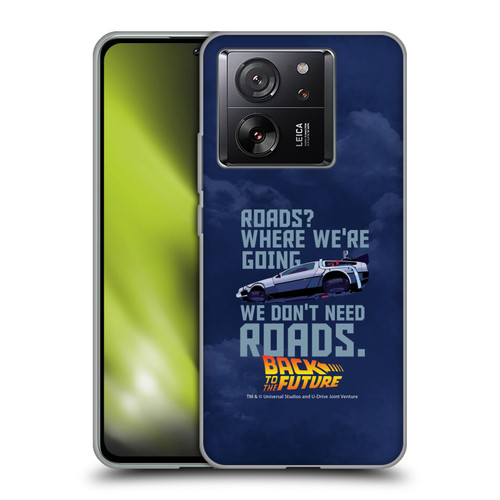 Back to the Future I Graphics Time Machine Car 2 Soft Gel Case for Xiaomi 13T 5G / 13T Pro 5G