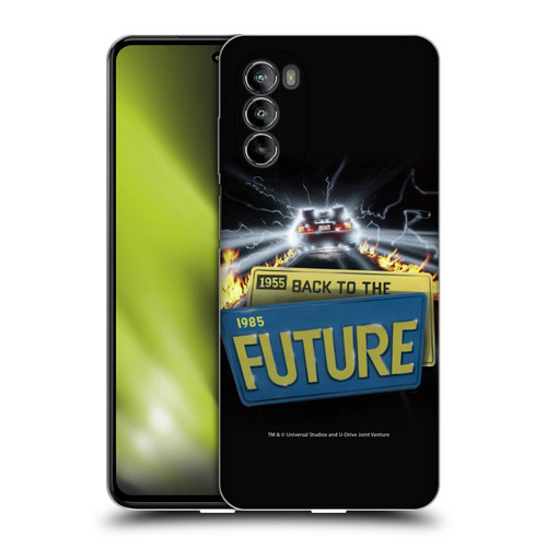 Back to the Future I Key Art Take Off Soft Gel Case for Motorola Moto G82 5G