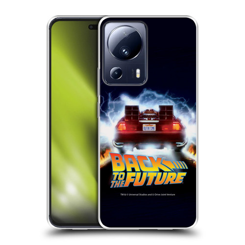 Back to the Future I Key Art Time Machine Car Soft Gel Case for Xiaomi 13 Lite 5G