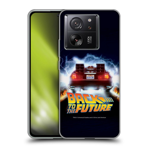 Back to the Future I Key Art Time Machine Car Soft Gel Case for Xiaomi 13T 5G / 13T Pro 5G
