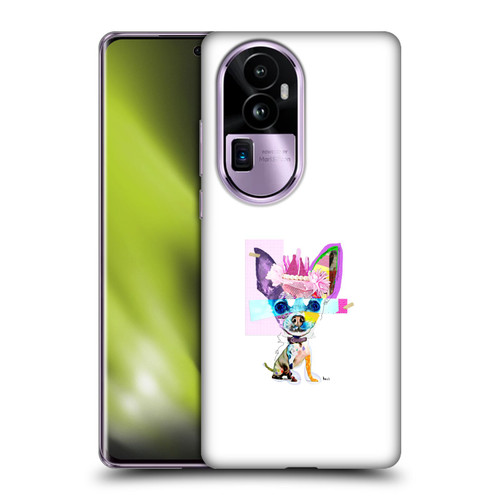 Michel Keck Animal Collage Chihuahua Soft Gel Case for OPPO Reno10 Pro+