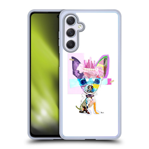 Michel Keck Animal Collage Chihuahua Soft Gel Case for Samsung Galaxy M54 5G