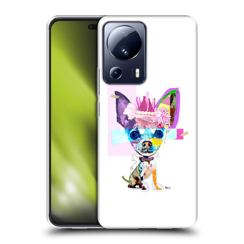 Michel Keck Animal Collage Chihuahua Soft Gel Case for Xiaomi 13 Lite 5G
