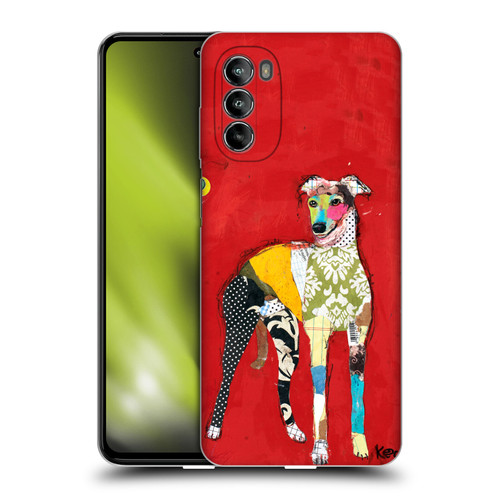 Michel Keck Dogs 2 Greyhound Soft Gel Case for Motorola Moto G82 5G