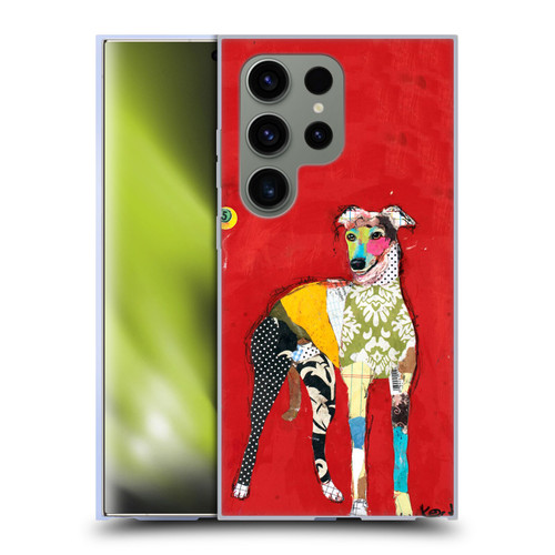 Michel Keck Dogs 2 Greyhound Soft Gel Case for Samsung Galaxy S24 Ultra 5G