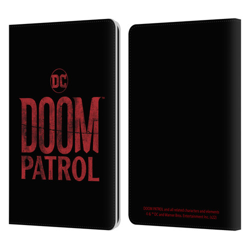 Doom Patrol Graphics Logo Leather Book Wallet Case Cover For Amazon Kindle Paperwhite 1 / 2 / 3