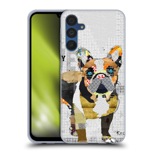 Michel Keck Dogs 4 French Bulldog Soft Gel Case for Samsung Galaxy A15