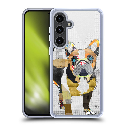 Michel Keck Dogs 4 French Bulldog Soft Gel Case for Samsung Galaxy S24+ 5G