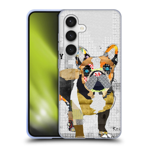 Michel Keck Dogs 4 French Bulldog Soft Gel Case for Samsung Galaxy S24 5G
