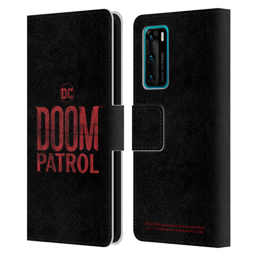 Doom Patrol Graphics Logo Leather Book Wallet Case Cover For Huawei P40 5G