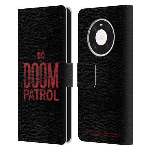 Doom Patrol Graphics Logo Leather Book Wallet Case Cover For Huawei Mate 40 Pro 5G