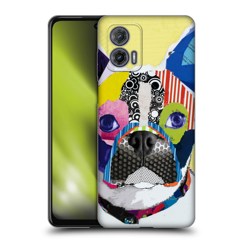 Michel Keck Dogs Boston Terrier Soft Gel Case for Motorola Moto G73 5G