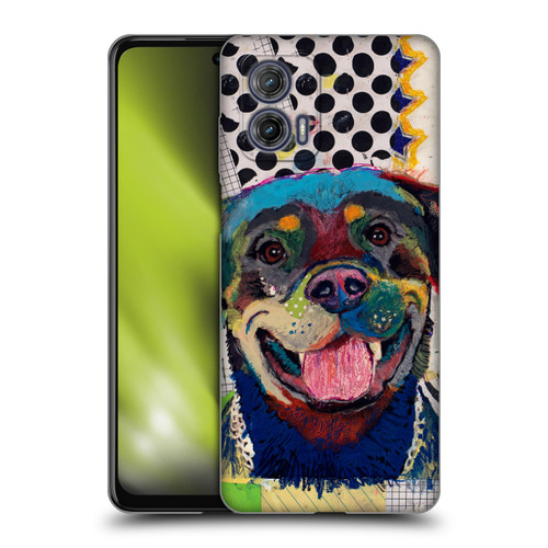 Michel Keck Dogs Rottweiler Soft Gel Case for Motorola Moto G73 5G