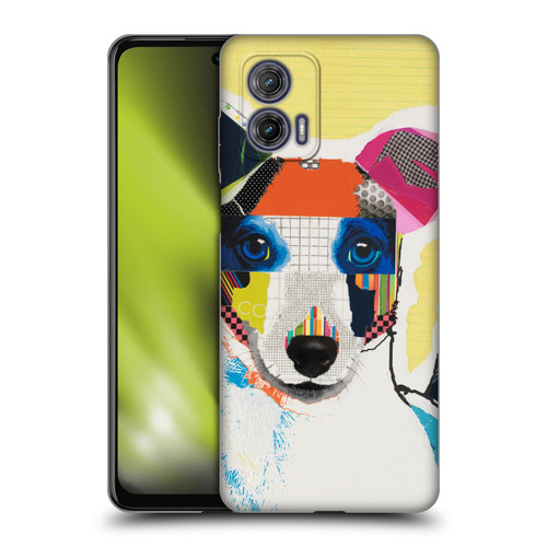 Michel Keck Dogs Whippet Soft Gel Case for Motorola Moto G73 5G