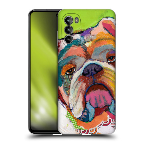 Michel Keck Dogs Bulldog Soft Gel Case for Motorola Moto G82 5G