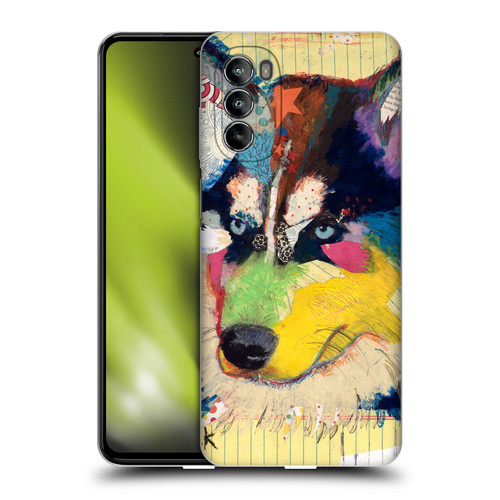 Michel Keck Dogs Husky Soft Gel Case for Motorola Moto G82 5G