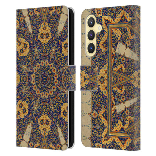 Aimee Stewart Mandala Ancient Script Leather Book Wallet Case Cover For Samsung Galaxy S23 FE 5G