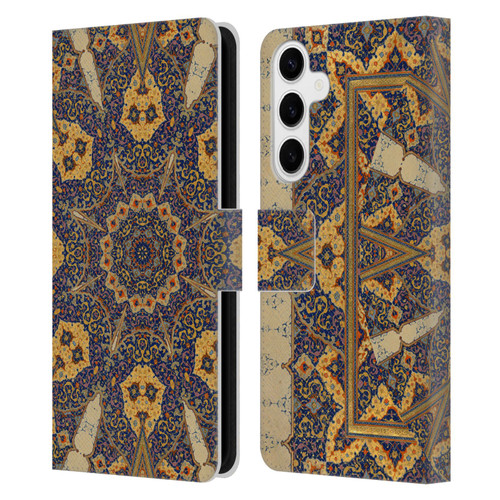 Aimee Stewart Mandala Ancient Script Leather Book Wallet Case Cover For Samsung Galaxy S24+ 5G