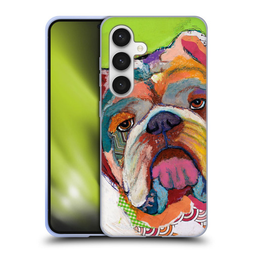 Michel Keck Dogs Bulldog Soft Gel Case for Samsung Galaxy S24 5G