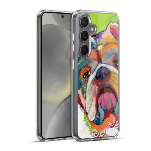 Michel Keck Dogs Bulldog Soft Gel Case for Samsung Galaxy S24+ 5G & MagSafe