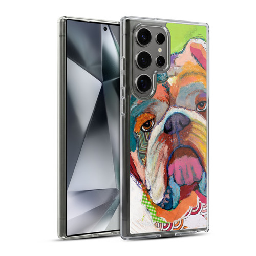 Michel Keck Dogs Bulldog Soft Gel Case for Samsung Galaxy S24 Ultra 5G & MagSafe