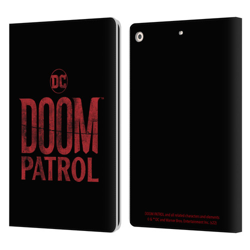 Doom Patrol Graphics Logo Leather Book Wallet Case Cover For Apple iPad 10.2 2019/2020/2021